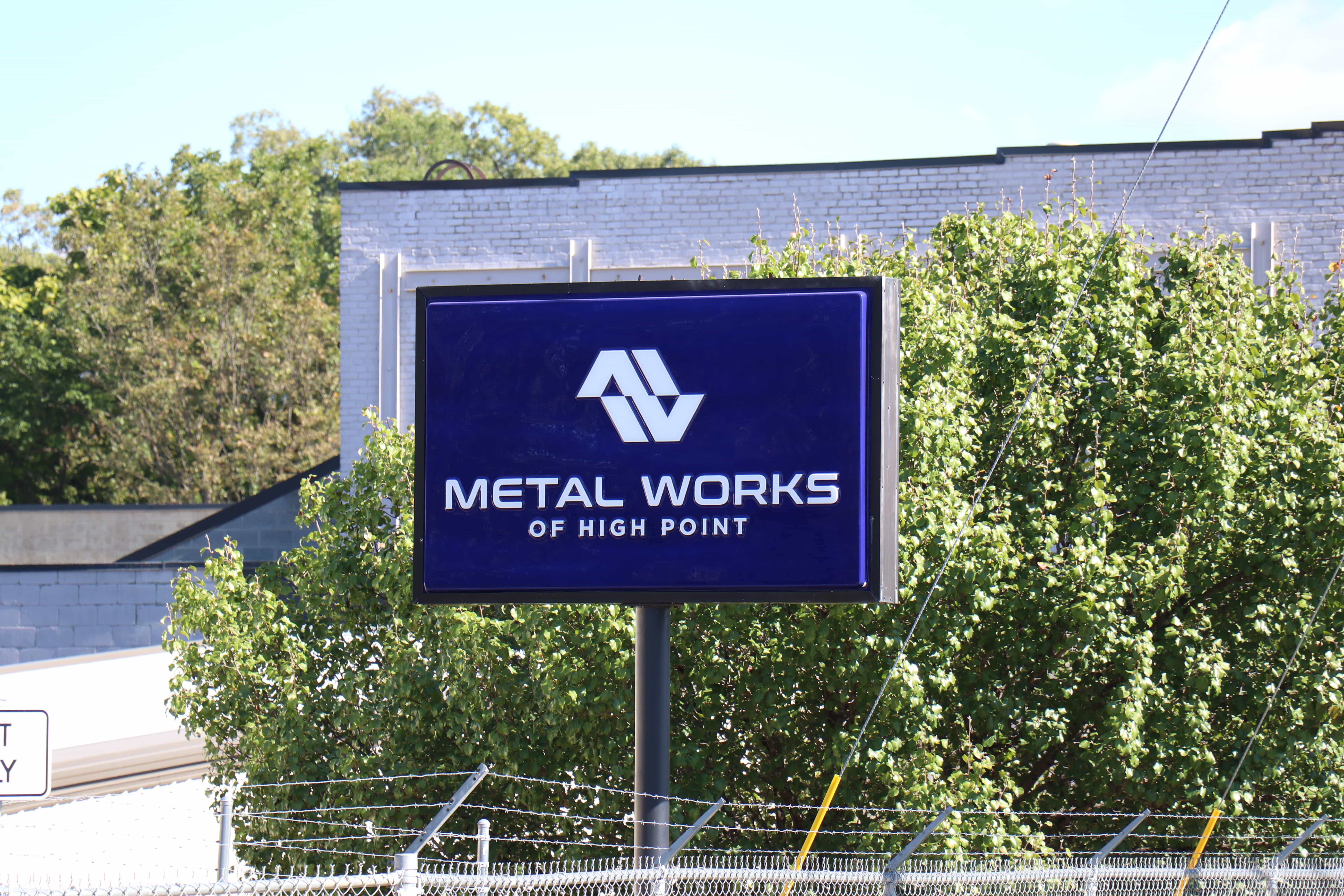 Metal Works Sign